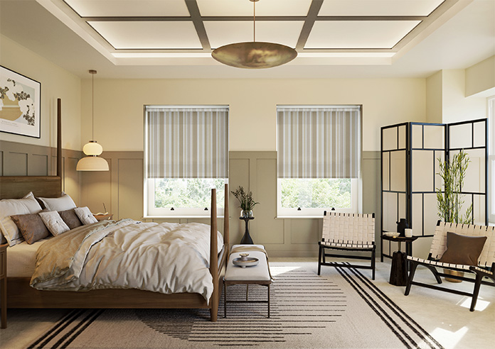 Riviera Stripe, Caramel - Twist&Fit Roller Blind - Image 8